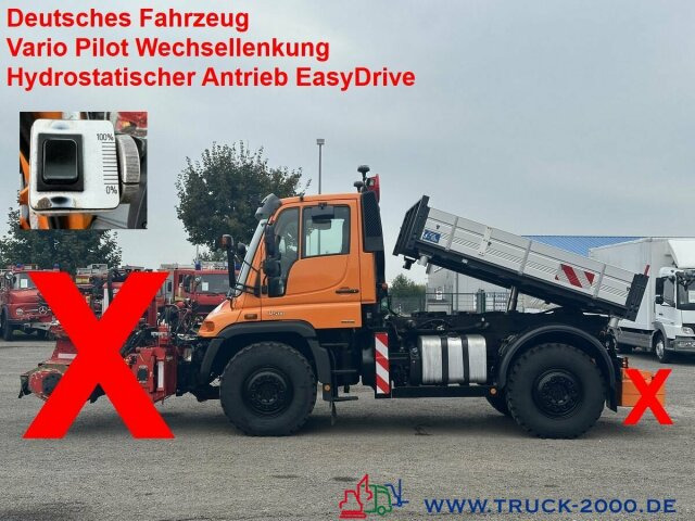 Unimog U 500 Vario Pilot Wechsellenkung EasyDrive Klima - Φορτηγό ανατρεπόμενο: φωτογραφία 1 Unimog U 500 Vario Pilot Wechsellenkung EasyDrive Klima - Φορτηγό ανατρεπόμενο: φωτογραφία 1
