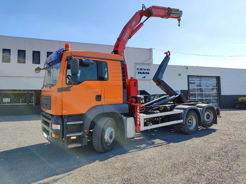 MAN TGA 28.310 Container / Fassi F130 - Φορτηγό φόρτωσης γάντζου, Φορτηγό με γερανό: φωτογραφία 4 MAN TGA 28.310 Container / Fassi F130 - Φορτηγό φόρτωσης γάντζου, Φορτηγό με γερανό: φωτογραφία 4