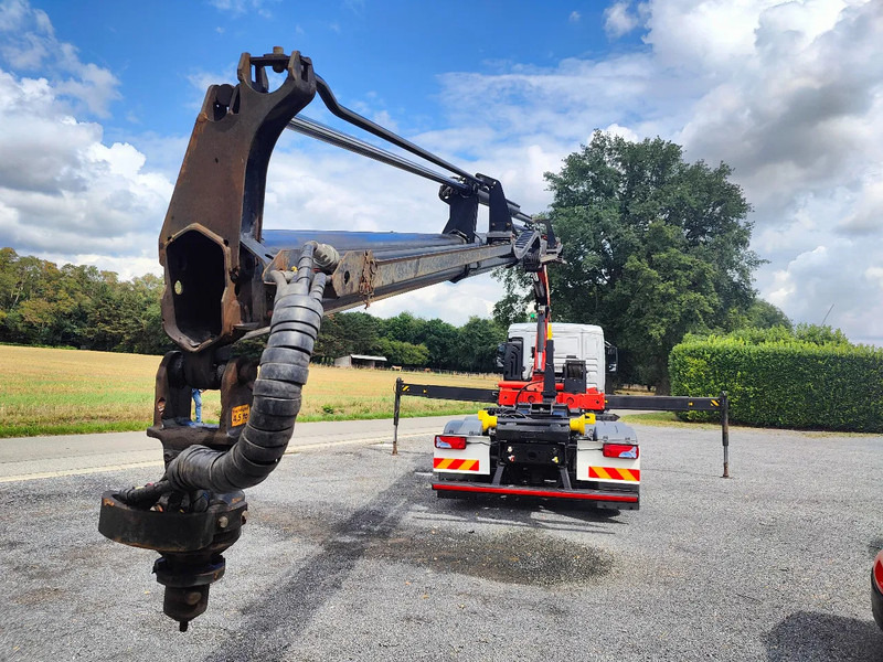 MAN TGS 26.420 Container / Palfinger PK18002 - Φορτηγό φόρτωσης γάντζου, Φορτηγό με γερανό: φωτογραφία 2 MAN TGS 26.420 Container / Palfinger PK18002 - Φορτηγό φόρτωσης γάντζου, Φορτηγό με γερανό: φωτογραφία 2