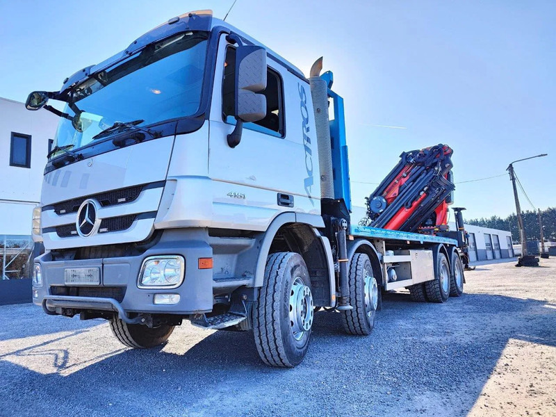 Mercedes-Benz Actros 4151 V8 8x4 roofcrane / dachdecker Palfinger PK78002 + Flyjib PJ170 - Φορτηγό με ανοιχτή καρότσα, Φορτηγό με γερανό: φωτογραφία 1 Mercedes-Benz Actros 4151 V8 8x4 roofcrane / dachdecker Palfinger PK78002 + Flyjib PJ170 - Φορτηγό με ανοιχτή καρότσα, Φορτηγό με γερανό: φωτογραφία 1