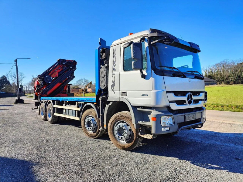 Mercedes-Benz Actros 4151 V8 8x4 roofcrane / dachdecker Palfinger PK78002 + Flyjib PJ170 - Φορτηγό με ανοιχτή καρότσα, Φορτηγό με γερανό: φωτογραφία 2 Mercedes-Benz Actros 4151 V8 8x4 roofcrane / dachdecker Palfinger PK78002 + Flyjib PJ170 - Φορτηγό με ανοιχτή καρότσα, Φορτηγό με γερανό: φωτογραφία 2