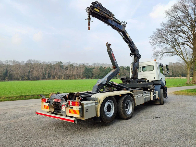 Mercedes-Benz Axor 2536 Euro5 container multilift crane HIAB 220 - Φορτηγό φόρτωσης γάντζου, Φορτηγό με γερανό: φωτογραφία 3 Mercedes-Benz Axor 2536 Euro5 container multilift crane HIAB 220 - Φορτηγό φόρτωσης γάντζου, Φορτηγό με γερανό: φωτογραφία 3