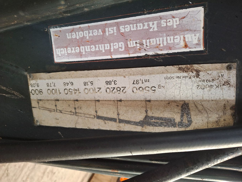 Atlas AK 4002 - Γερανός παπαγάλος: φωτογραφία 4 Atlas AK 4002 - Γερανός παπαγάλος: φωτογραφία 4