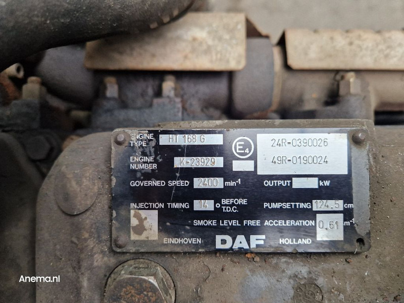 DAF HT168G - Κινητήρας: φωτογραφία 3 DAF HT168G - Κινητήρας: φωτογραφία 3