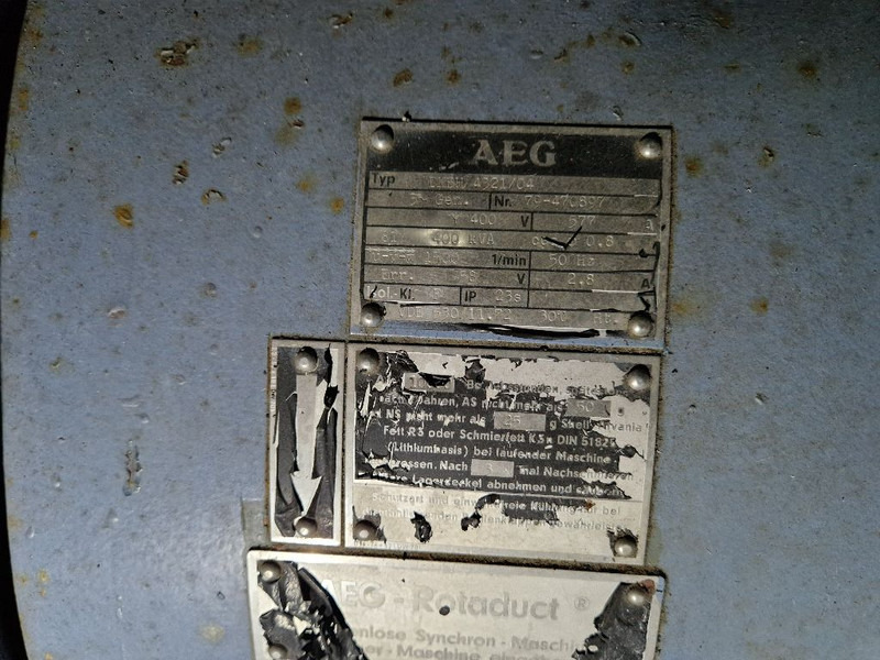 Βιομηχανική γεννήτρια Hanomag HENSCHEL 8V1516AC: φωτογραφία 8 Βιομηχανική γεννήτρια Hanomag HENSCHEL 8V1516AC: φωτογραφία 8