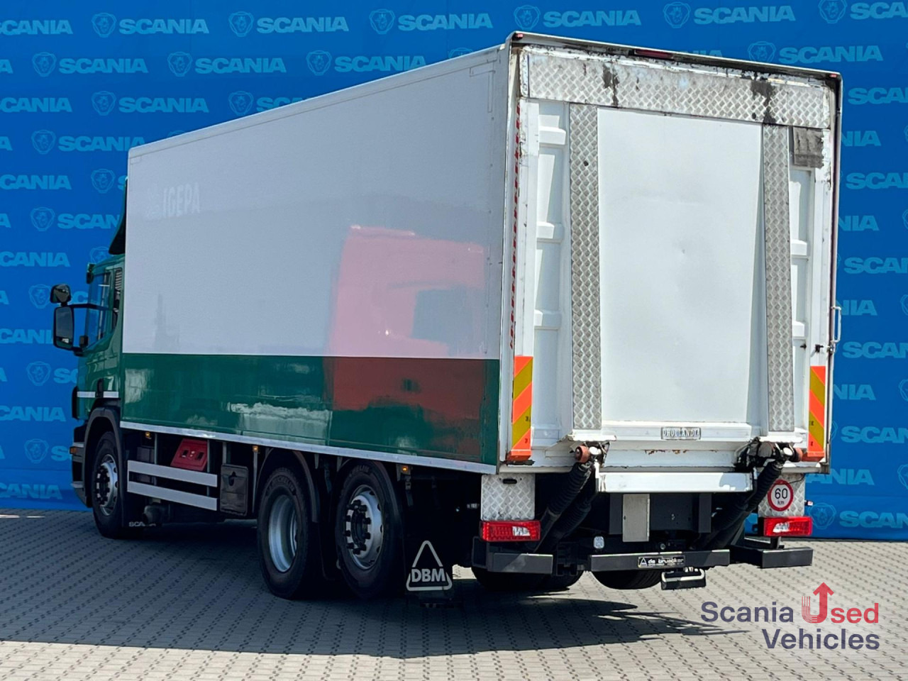 Φορτηγό κόφα SCANIA P 320 DB6x2*4MNB RETARDER FULL AIR 8T TAIL LIFT 2T: φωτογραφία 9