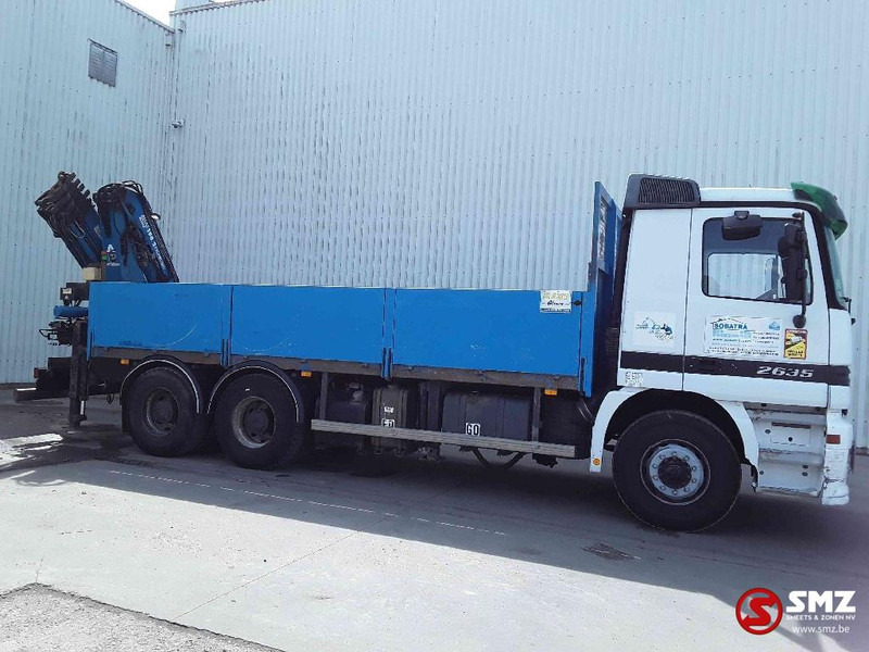 Mercedes-Benz Actros 2635 Atlas Ak190.2A5 - Φορτηγό με ανοιχτή καρότσα, Φορτηγό με γερανό: φωτογραφία 4 Mercedes-Benz Actros 2635 Atlas Ak190.2A5 - Φορτηγό με ανοιχτή καρότσα, Φορτηγό με γερανό: φωτογραφία 4