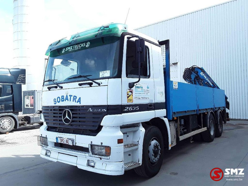 Mercedes-Benz Actros 2635 Atlas Ak190.2A5 - Φορτηγό με ανοιχτή καρότσα, Φορτηγό με γερανό: φωτογραφία 3 Mercedes-Benz Actros 2635 Atlas Ak190.2A5 - Φορτηγό με ανοιχτή καρότσα, Φορτηγό με γερανό: φωτογραφία 3