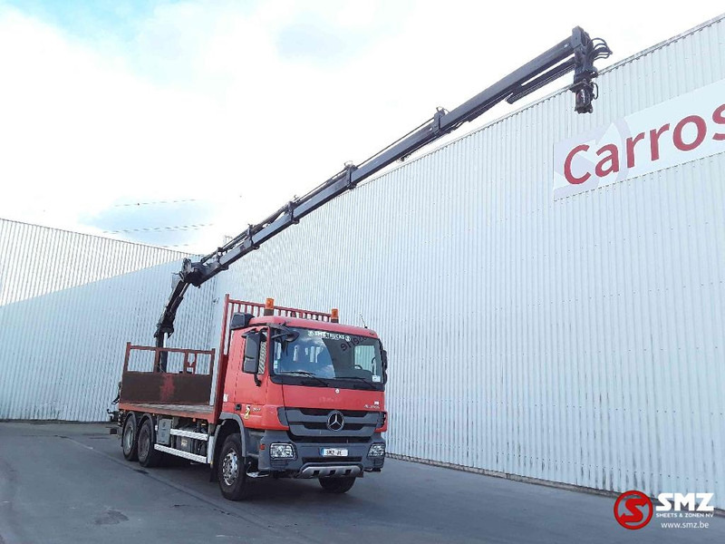 Mercedes-Benz Actros 2641 - Φορτηγό με ανοιχτή καρότσα, Φορτηγό με γερανό: φωτογραφία 1 Mercedes-Benz Actros 2641 - Φορτηγό με ανοιχτή καρότσα, Φορτηγό με γερανό: φωτογραφία 1
