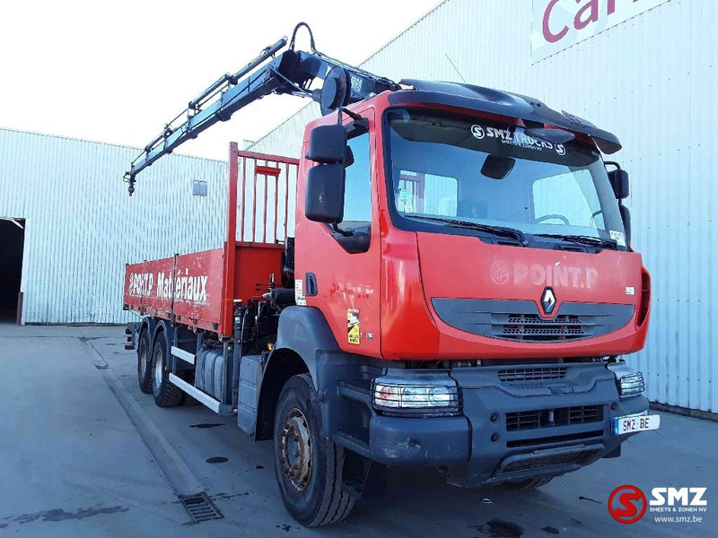 Renault Kerax 430 Hiab 166 E 4 remote - Φορτηγό με ανοιχτή καρότσα, Φορτηγό με γερανό: φωτογραφία 1 Renault Kerax 430 Hiab 166 E 4 remote - Φορτηγό με ανοιχτή καρότσα, Φορτηγό με γερανό: φωτογραφία 1