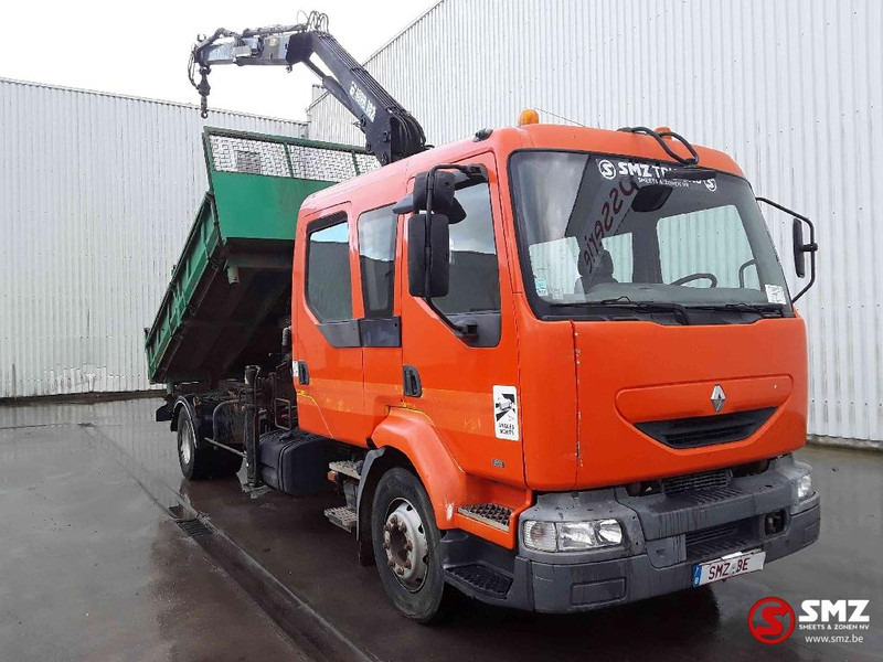 Renault Midlum 210 Hiab 102 manual pump - Φορτηγό ανατρεπόμενο, Φορτηγό με γερανό: φωτογραφία 1 Renault Midlum 210 Hiab 102 manual pump - Φορτηγό ανατρεπόμενο, Φορτηγό με γερανό: φωτογραφία 1