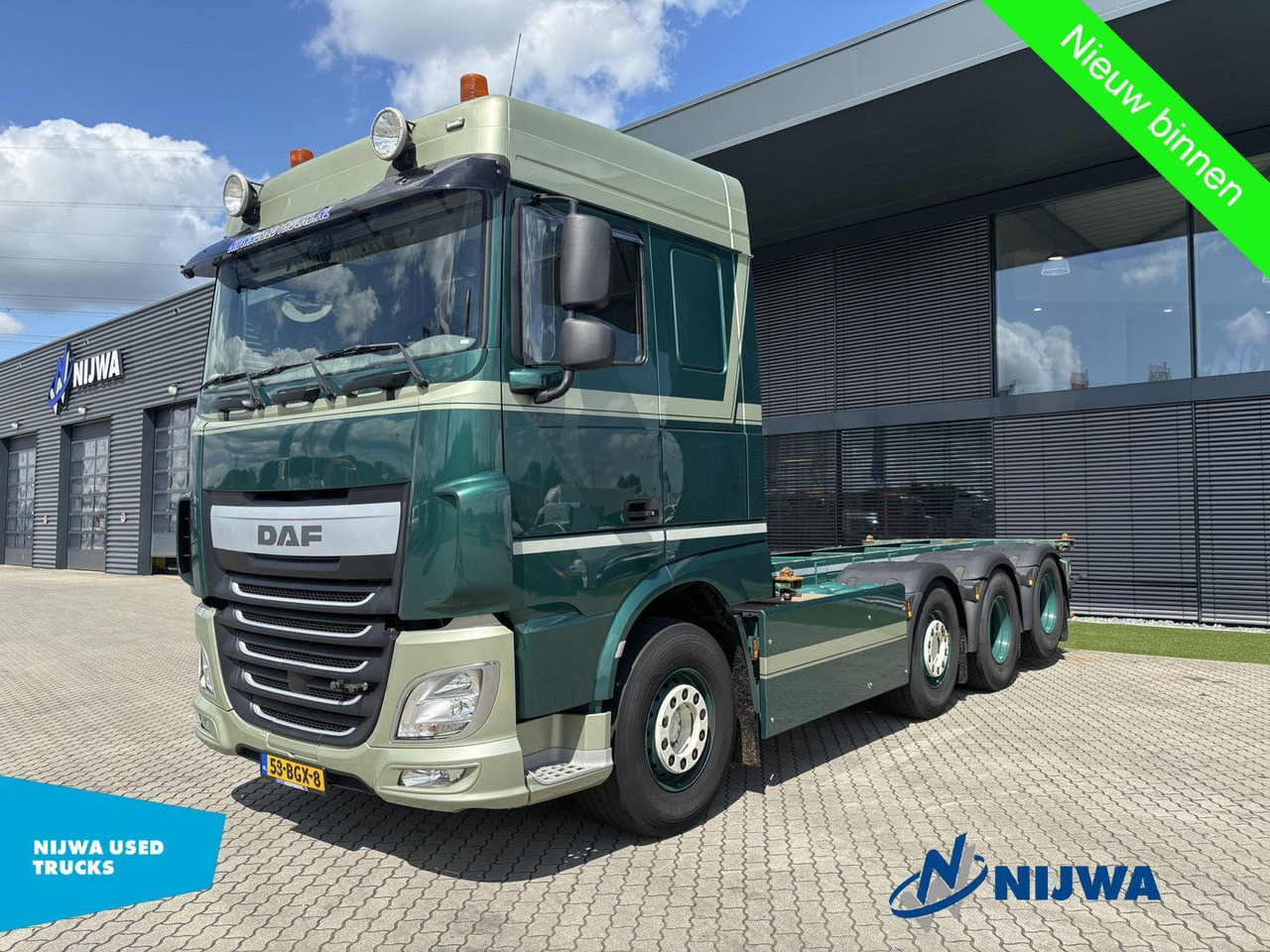 DAF XF 460 8x2 20ft container systeem - Φορτηγό φόρτωσης γάντζου: φωτογραφία 1 DAF XF 460 8x2 20ft container systeem - Φορτηγό φόρτωσης γάντζου: φωτογραφία 1