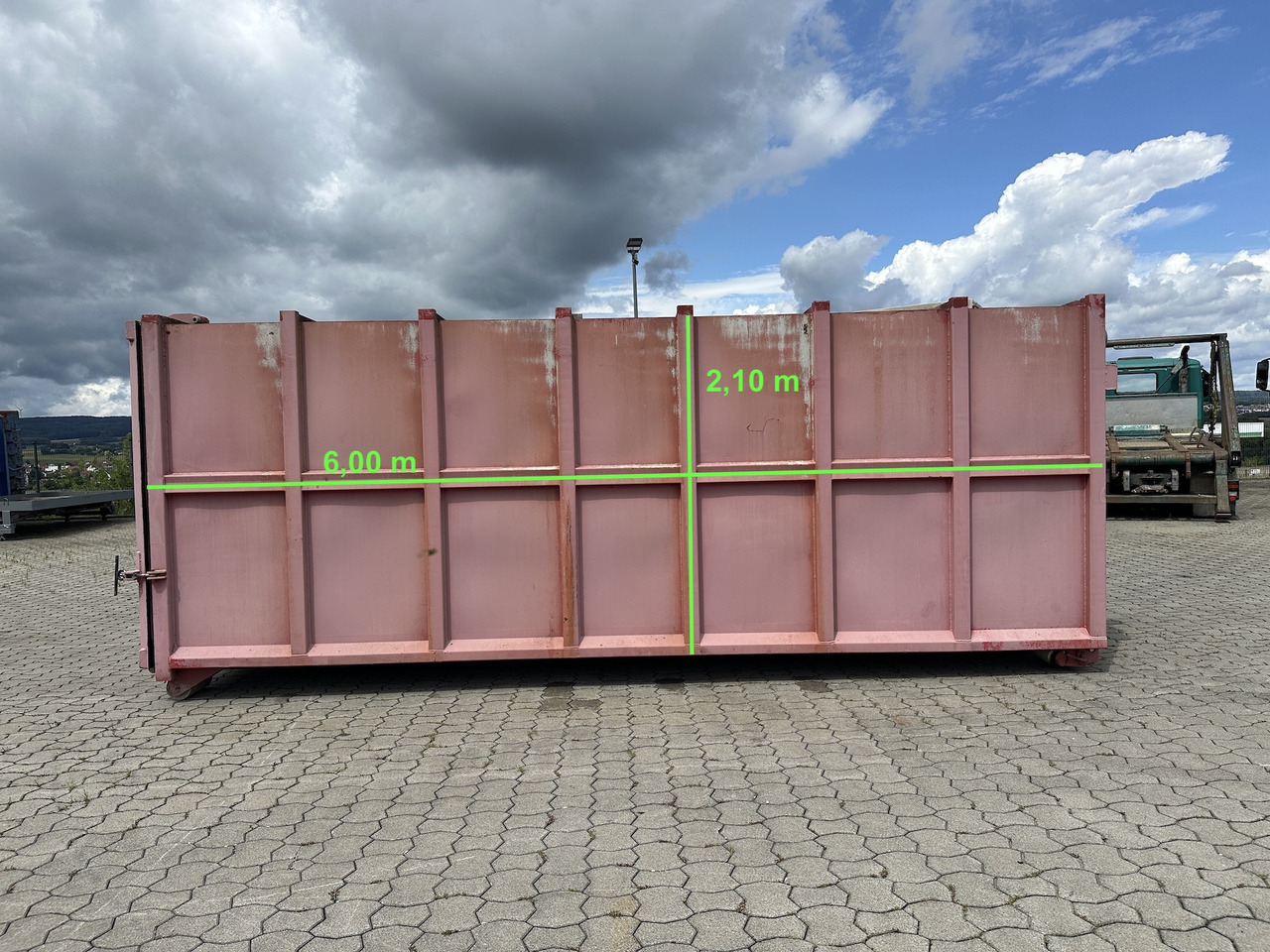 Mercedes-Benz Wassercontainer Mulde 30 cbm Silo für Abrollkipper - Φορτηγό: φωτογραφία 2 Mercedes-Benz Wassercontainer Mulde 30 cbm Silo für Abrollkipper - Φορτηγό: φωτογραφία 2