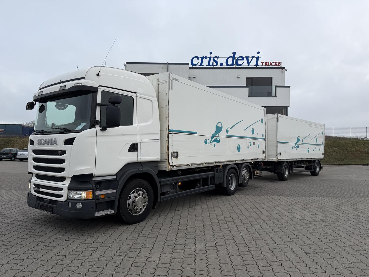 Scania R 450 6x2 Geränkezug + Orten Anhänger - Φορτηγό για τη μεταφορά ποτών: φωτογραφία 1 Scania R 450 6x2 Geränkezug + Orten Anhänger - Φορτηγό για τη μεταφορά ποτών: φωτογραφία 1