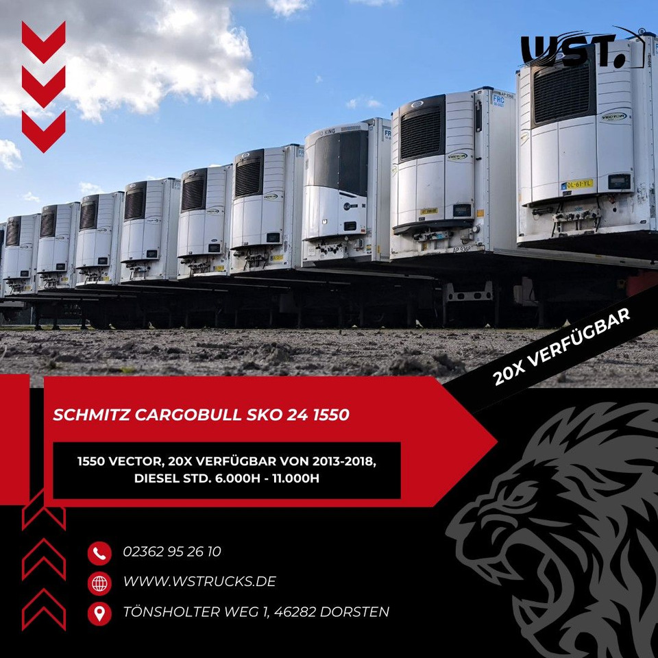 Schmitz Cargobull Kühlauflieger Blumenbreit Vector 1550 - Επικαθήμενο κόφα: φωτογραφία 1 Schmitz Cargobull Kühlauflieger Blumenbreit Vector 1550 - Επικαθήμενο κόφα: φωτογραφία 1