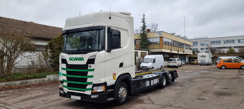 Scania 6X2 BDF Intarder Lenkachse VANTEC hyd. Hubrahmen - Φορτηγό μεταφοράς εμπορευματοκιβωτίων/ Κινητό αμάξωμα: φωτογραφία 1 Scania 6X2 BDF Intarder Lenkachse VANTEC hyd. Hubrahmen - Φορτηγό μεταφοράς εμπορευματοκιβωτίων/ Κινητό αμάξωμα: φωτογραφία 1