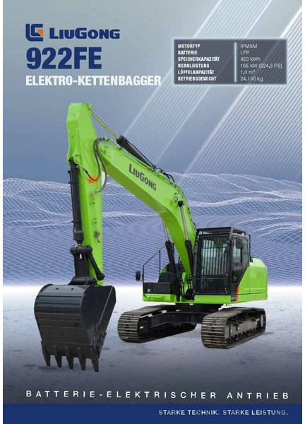 LIUGONG 922 FE vollelektrisch, 24.100 kg - Ερπυστριοφόρος εκσκαφέας: φωτογραφία 1 LIUGONG 922 FE vollelektrisch, 24.100 kg - Ερπυστριοφόρος εκσκαφέας: φωτογραφία 1