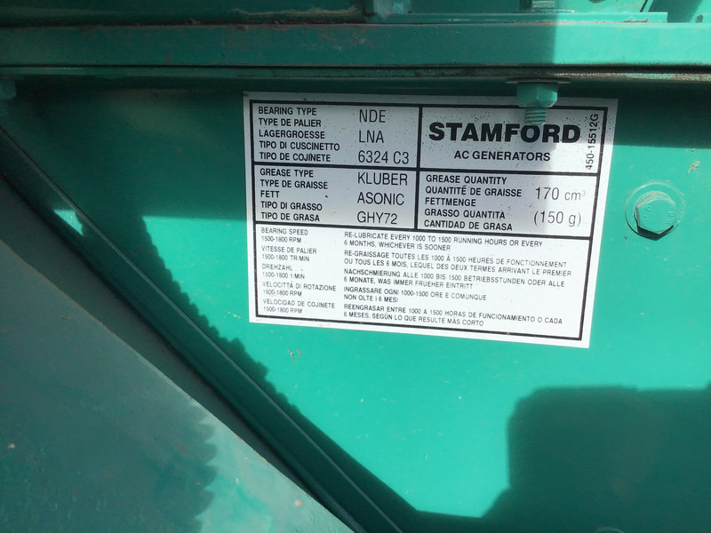 Βιομηχανική γεννήτρια Cummins QSK60-G9 GENERATOR 2813 KVA  USED: φωτογραφία 6