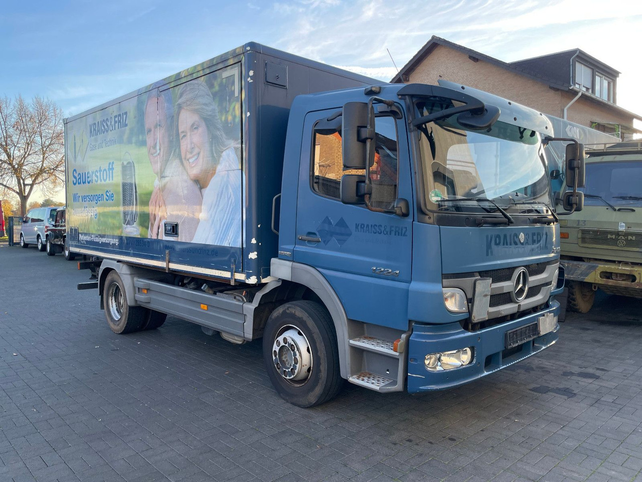 Mercedes-Benz Atego 2 6-Zyl. 4x2 1224 Klima, Radstand: 3.56m. - Φορτηγό κόφα: φωτογραφία 1 Mercedes-Benz Atego 2 6-Zyl. 4x2 1224 Klima, Radstand: 3.56m. - Φορτηγό κόφα: φωτογραφία 1