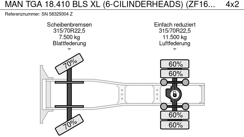 Μίσθωση MAN TGA 18.410 BLS XL (6-CILINDERHEADS) (ZF16 MANUAL GEARBOX / ZF-INTARDER / P.T.O.) MAN TGA 18.410 BLS XL (6-CILINDERHEADS) (ZF16 MANUAL GEARBOX / ZF-INTARDER / P.T.O.): φωτογραφία 12