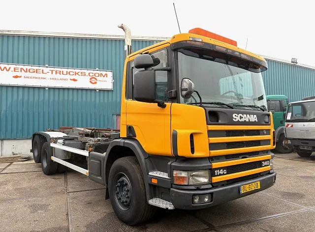 Scania P114-340 6x2 WITH MULTILIFT CONTAINERSYSTEM ONLY 80.500 KM!! ORIGINAL (10 TIRES / FULL STEEL SUSPENSION / 12 GEARS MANUAL GEARBO - Φορτηγό μεταφοράς εμπορευματοκιβωτίων/ Κινητό αμάξωμα: φωτογραφία 2 Scania P114-340 6x2 WITH MULTILIFT CONTAINERSYSTEM ONLY 80.500 KM!! ORIGINAL (10 TIRES / FULL STEEL SUSPENSION / 12 GEARS MANUAL GEARBO - Φορτηγό μεταφοράς εμπορευματοκιβωτίων/ Κινητό αμάξωμα: φωτογραφία 2