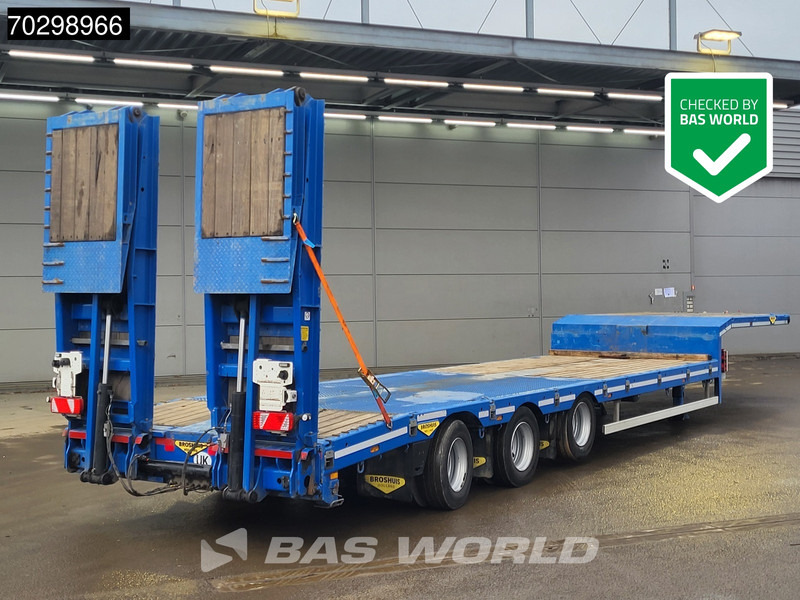 Broshuis 3ASD-18-30/0 Lift + Steering Axle Hydraulic Ramps - Επικαθήμενο με χαμηλό δάπεδο: φωτογραφία 1 Broshuis 3ASD-18-30/0 Lift + Steering Axle Hydraulic Ramps - Επικαθήμενο με χαμηλό δάπεδο: φωτογραφία 1