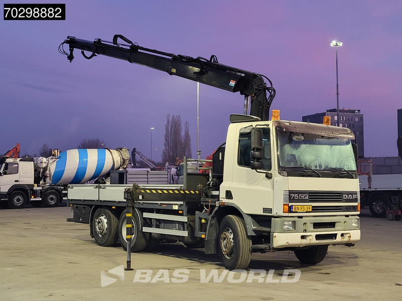 DAF 75CF.250 CF 6X2 HIAB 190W3 Crane Kran Remote Rotator Steering Axle Automatic Euro 3 - Φορτηγό με ανοιχτή καρότσα, Φορτηγό με γερανό: φωτογραφία 3 DAF 75CF.250 CF 6X2 HIAB 190W3 Crane Kran Remote Rotator Steering Axle Automatic Euro 3 - Φορτηγό με ανοιχτή καρότσα, Φορτηγό με γερανό: φωτογραφία 3