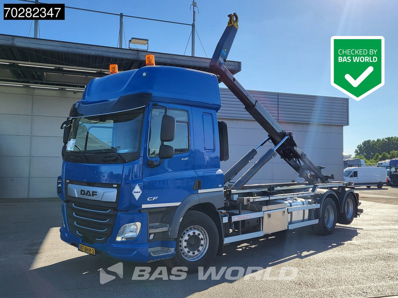 DAF CF 440 6X2 NL-Truck 21tons VDL containersystem ACC Euro 6 - Φορτηγό φόρτωσης γάντζου: φωτογραφία 1 DAF CF 440 6X2 NL-Truck 21tons VDL containersystem ACC Euro 6 - Φορτηγό φόρτωσης γάντζου: φωτογραφία 1