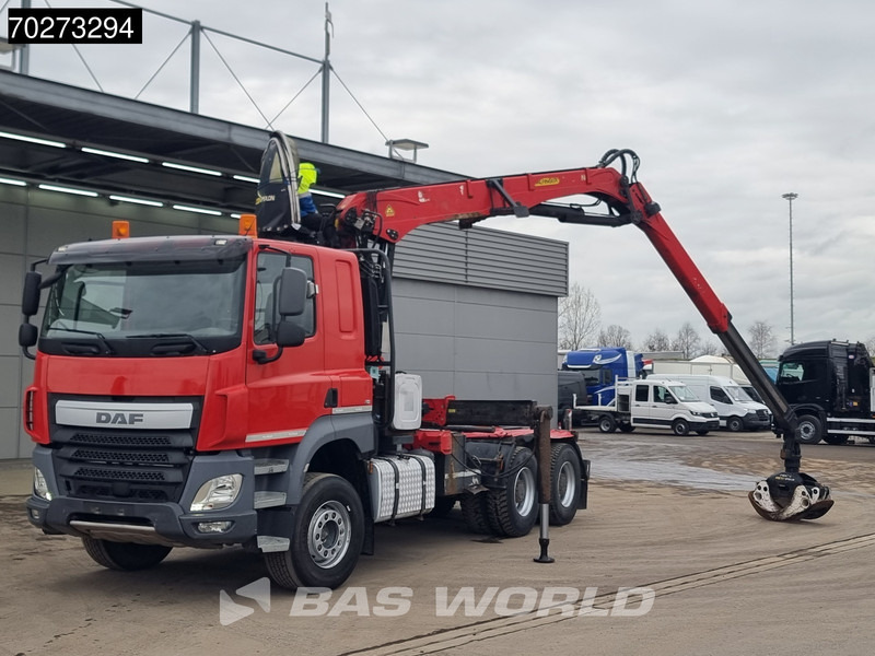 DAF CF 510 6X4 Holz Kran Palfinger Epsilon S260L82 Big-Axle - Τράκτορας: φωτογραφία 5 DAF CF 510 6X4 Holz Kran Palfinger Epsilon S260L82 Big-Axle - Τράκτορας: φωτογραφία 5