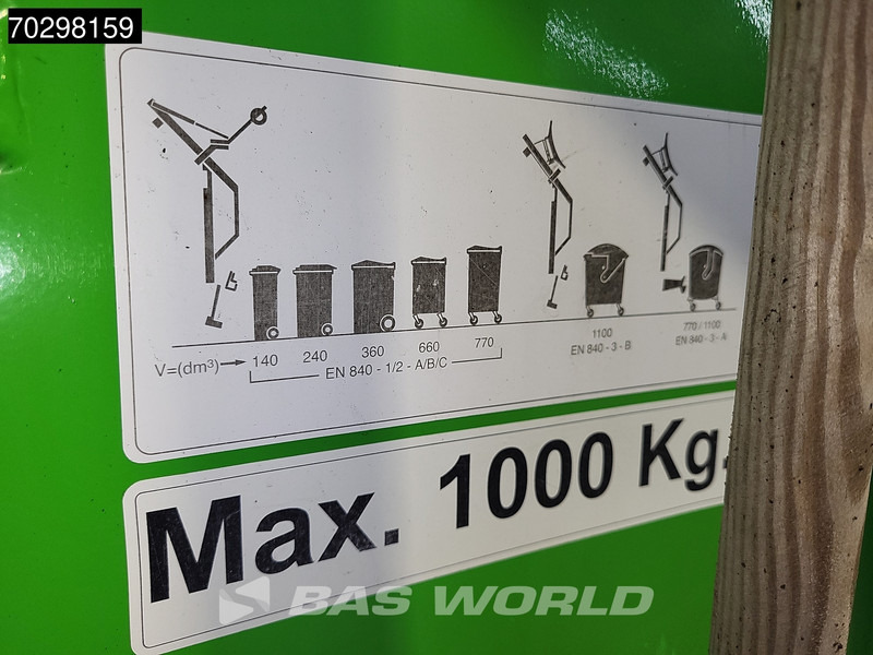 Απορριμματοφόρο DAF CF75.250 6X2 20m3 Geesink GPM III v 20H25 superstructure Automatic Lenkasche Euro 5: φωτογραφία 19