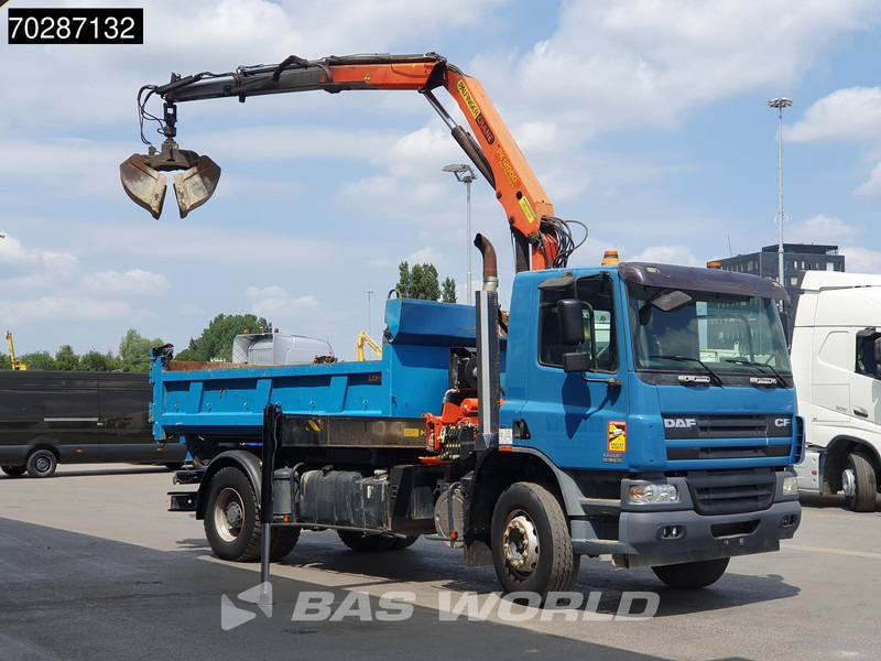DAF CF75.310 4X2 Manual Big-Axle Steelsuspension Palfinger Euro 3 - Φορτηγό ανατρεπόμενο, Φορτηγό με γερανό: φωτογραφία 3 DAF CF75.310 4X2 Manual Big-Axle Steelsuspension Palfinger Euro 3 - Φορτηγό ανατρεπόμενο, Φορτηγό με γερανό: φωτογραφία 3