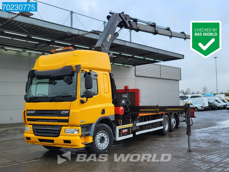 DAF CF75.310 6X2 RHD Manual Hiab 322EP-4 Hiduo Kran Crane Euro 5 - Φορτηγό με ανοιχτή καρότσα, Φορτηγό με γερανό: φωτογραφία 1 DAF CF75.310 6X2 RHD Manual Hiab 322EP-4 Hiduo Kran Crane Euro 5 - Φορτηγό με ανοιχτή καρότσα, Φορτηγό με γερανό: φωτογραφία 1