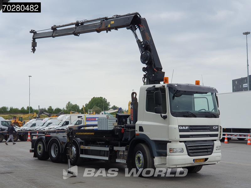 DAF CF85.360 8X2 NL-Truck Hiab 211 E-3 Hipro Kran 21tons Multilift Lift+steering Euro 5 - Φορτηγό φόρτωσης γάντζου, Φορτηγό με γερανό: φωτογραφία 3 DAF CF85.360 8X2 NL-Truck Hiab 211 E-3 Hipro Kran 21tons Multilift Lift+steering Euro 5 - Φορτηγό φόρτωσης γάντζου, Φορτηγό με γερανό: φωτογραφία 3