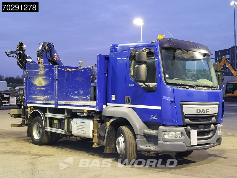 DAF LF 260 LF 4X2 Hiab 111 B-2 HIDUO Crane Kran Remote control Automatic ACC Euro 6 - Φορτηγό με ανοιχτή καρότσα, Φορτηγό με γερανό: φωτογραφία 3 DAF LF 260 LF 4X2 Hiab 111 B-2 HIDUO Crane Kran Remote control Automatic ACC Euro 6 - Φορτηγό με ανοιχτή καρότσα, Φορτηγό με γερανό: φωτογραφία 3