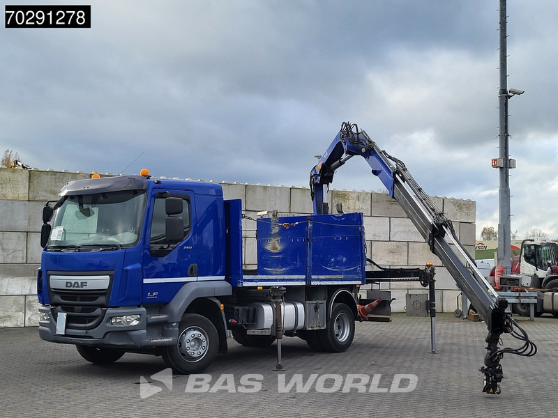DAF LF 260 LF 4X2 Hiab 111 B-2 HIDUO Crane Kran Remote control Automatic ACC Euro 6 - Φορτηγό με ανοιχτή καρότσα, Φορτηγό με γερανό: φωτογραφία 3 DAF LF 260 LF 4X2 Hiab 111 B-2 HIDUO Crane Kran Remote control Automatic ACC Euro 6 - Φορτηγό με ανοιχτή καρότσα, Φορτηγό με γερανό: φωτογραφία 3