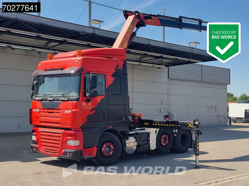 DAF XF 410 XF 6X2 Hydraulik Lift+Lenkachse Kran Palfinger PK20002 Euro 5 - Τράκτορας: φωτογραφία 1 DAF XF 410 XF 6X2 Hydraulik Lift+Lenkachse Kran Palfinger PK20002 Euro 5 - Τράκτορας: φωτογραφία 1
