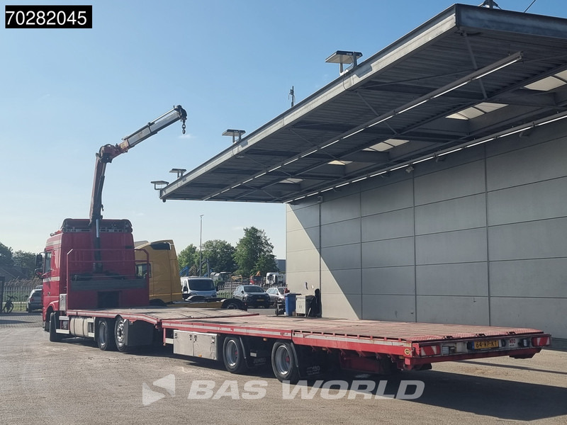 DAF XF 440 6X2 NL-Truck Transporter HMF 900-K2 Kran Winch Lift-Lenkachse Euro 6 - Φορτηγό με ανοιχτή καρότσα, Φορτηγό με γερανό: φωτογραφία 2 DAF XF 440 6X2 NL-Truck Transporter HMF 900-K2 Kran Winch Lift-Lenkachse Euro 6 - Φορτηγό με ανοιχτή καρότσα, Φορτηγό με γερανό: φωτογραφία 2