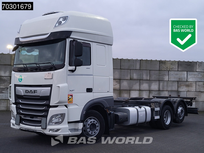 DAF XF 480 6X2 FAN Retarder Lift+Steering Axle Full Air Euro 6 - Φορτηγό μεταφοράς εμπορευματοκιβωτίων/ Κινητό αμάξωμα: φωτογραφία 1 DAF XF 480 6X2 FAN Retarder Lift+Steering Axle Full Air Euro 6 - Φορτηγό μεταφοράς εμπορευματοκιβωτίων/ Κινητό αμάξωμα: φωτογραφία 1