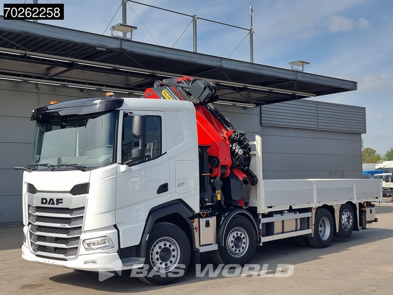 DAF XF 530 8X2 Palfinger PK580 TEC Crane Retarder Lift+Lenkasche Euro 6 - Φορτηγό με ανοιχτή καρότσα, Φορτηγό με γερανό: φωτογραφία 2 DAF XF 530 8X2 Palfinger PK580 TEC Crane Retarder Lift+Lenkasche Euro 6 - Φορτηγό με ανοιχτή καρότσα, Φορτηγό με γερανό: φωτογραφία 2