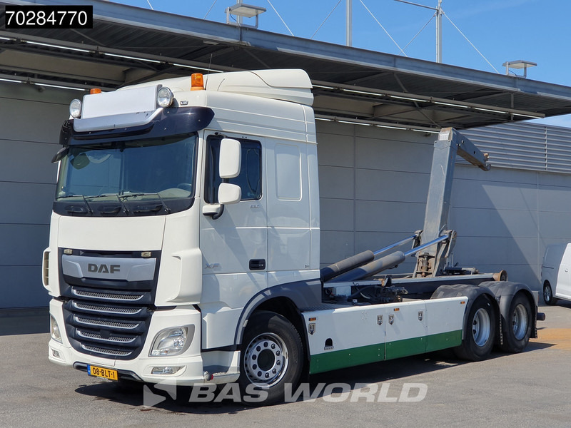 Φορτηγό φόρτωσης γάντζου DAF XF 530 XF 6X2 NL-Truck VDL Hooklift Standklima Automatic ACC Euro 6: φωτογραφία 12