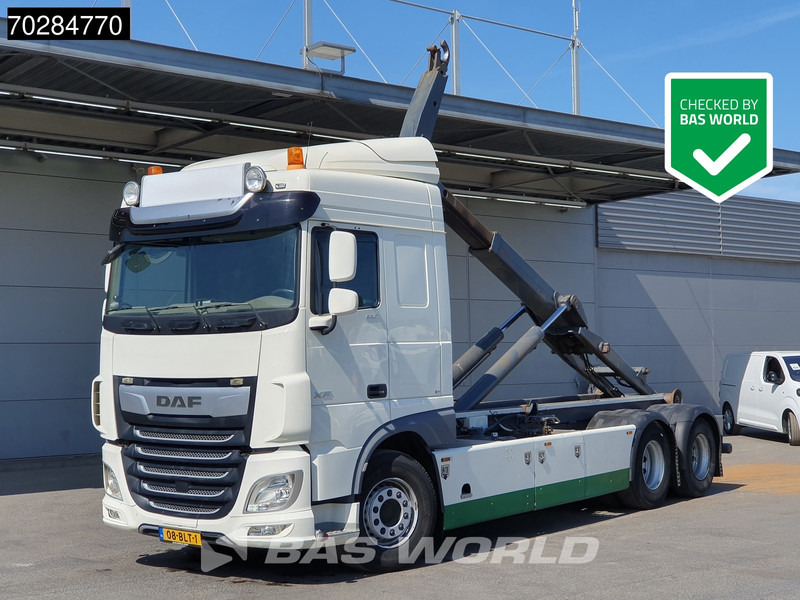 DAF XF 530 XF 6X2 NL-Truck VDL Hooklift Standklima Automatic ACC Euro 6 - Φορτηγό φόρτωσης γάντζου: φωτογραφία 1 DAF XF 530 XF 6X2 NL-Truck VDL Hooklift Standklima Automatic ACC Euro 6 - Φορτηγό φόρτωσης γάντζου: φωτογραφία 1