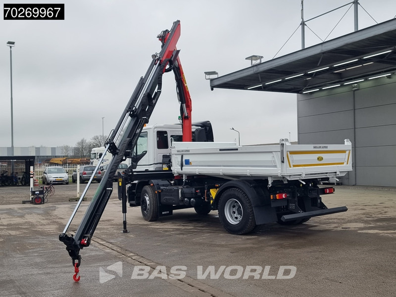 Iveco Eurocargo 180E320 4X2 Steelsuspension 3-Seiten Palfinger PK12.501 Euro 6 - Φορτηγό ανατρεπόμενο, Φορτηγό με γερανό: φωτογραφία 5 Iveco Eurocargo 180E320 4X2 Steelsuspension 3-Seiten Palfinger PK12.501 Euro 6 - Φορτηγό ανατρεπόμενο, Φορτηγό με γερανό: φωτογραφία 5