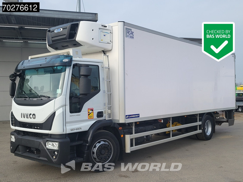 Iveco Eurocargo 190EL280 4X2 19tonner Carrier 1150 MT cooler Ladebordwand FRC Euro 6 - Φορτηγό ψυγείο: φωτογραφία 1 Iveco Eurocargo 190EL280 4X2 19tonner Carrier 1150 MT cooler Ladebordwand FRC Euro 6 - Φορτηγό ψυγείο: φωτογραφία 1