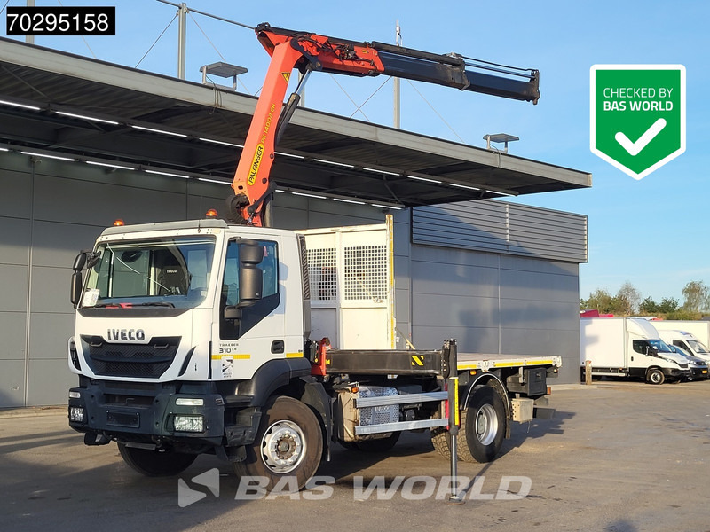 Iveco Stralis 310 4X2 Palfinger PK14002 EH Kran Crane Remote control Big-Axle Euro 6 - Φορτηγό με ανοιχτή καρότσα, Φορτηγό με γερανό: φωτογραφία 1 Iveco Stralis 310 4X2 Palfinger PK14002 EH Kran Crane Remote control Big-Axle Euro 6 - Φορτηγό με ανοιχτή καρότσα, Φορτηγό με γερανό: φωτογραφία 1