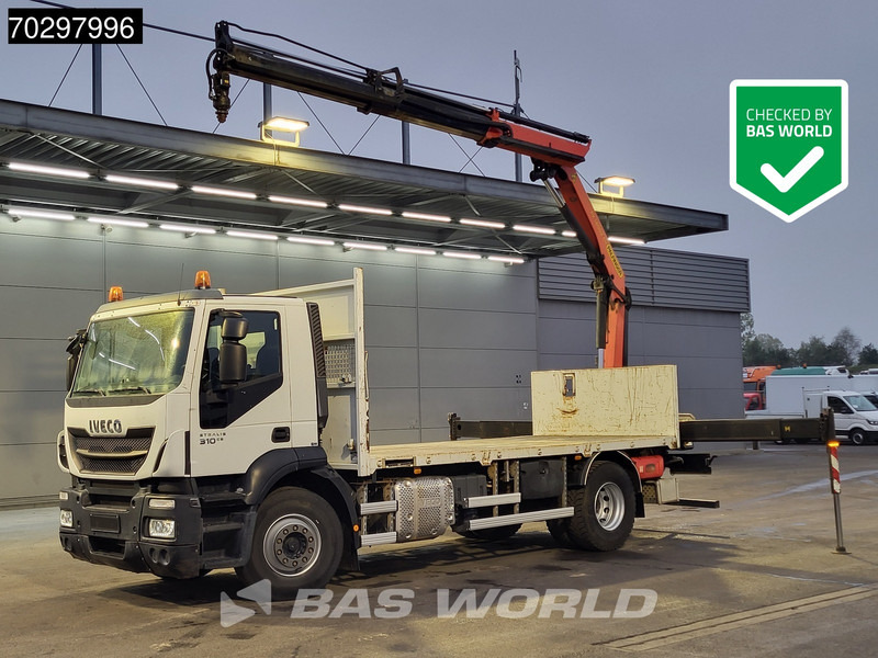 Iveco Stralis 310 Stralis 4X2 Palfinger PK 14002-EH Crane Steelsuspension Automatic Euro 6 - Φορτηγό με ανοιχτή καρότσα, Φορτηγό με γερανό: φωτογραφία 1 Iveco Stralis 310 Stralis 4X2 Palfinger PK 14002-EH Crane Steelsuspension Automatic Euro 6 - Φορτηγό με ανοιχτή καρότσα, Φορτηγό με γερανό: φωτογραφία 1
