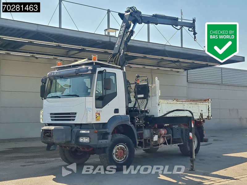 Iveco Trakker 310 4X4 Atlas 145.2-A2 Kran Crane 4x4 Big axle 6m3 3 sided tipper Euro 4 - Φορτηγό ανατρεπόμενο, Φορτηγό με γερανό: φωτογραφία 1 Iveco Trakker 310 4X4 Atlas 145.2-A2 Kran Crane 4x4 Big axle 6m3 3 sided tipper Euro 4 - Φορτηγό ανατρεπόμενο, Φορτηγό με γερανό: φωτογραφία 1