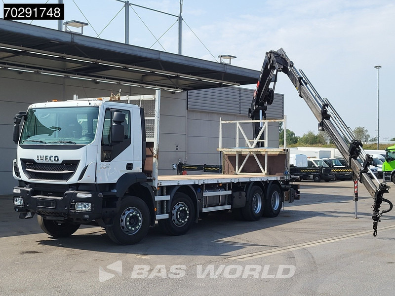 Iveco Trakker 410 8X4 HIAB 211 EP-4 HIDUO Crane Steelsuspension Euro 6 - Φορτηγό με ανοιχτή καρότσα, Φορτηγό με γερανό: φωτογραφία 3 Iveco Trakker 410 8X4 HIAB 211 EP-4 HIDUO Crane Steelsuspension Euro 6 - Φορτηγό με ανοιχτή καρότσα, Φορτηγό με γερανό: φωτογραφία 3