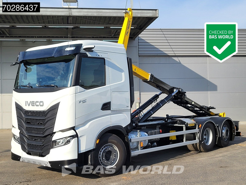 Iveco X-Way 580 6X2 Palfinger PHT20SLD5 Hooklift Lift+steering Axle Automatic Navi ACC LED Euro 6 - Φορτηγό φόρτωσης γάντζου: φωτογραφία 1 Iveco X-Way 580 6X2 Palfinger PHT20SLD5 Hooklift Lift+steering Axle Automatic Navi ACC LED Euro 6 - Φορτηγό φόρτωσης γάντζου: φωτογραφία 1