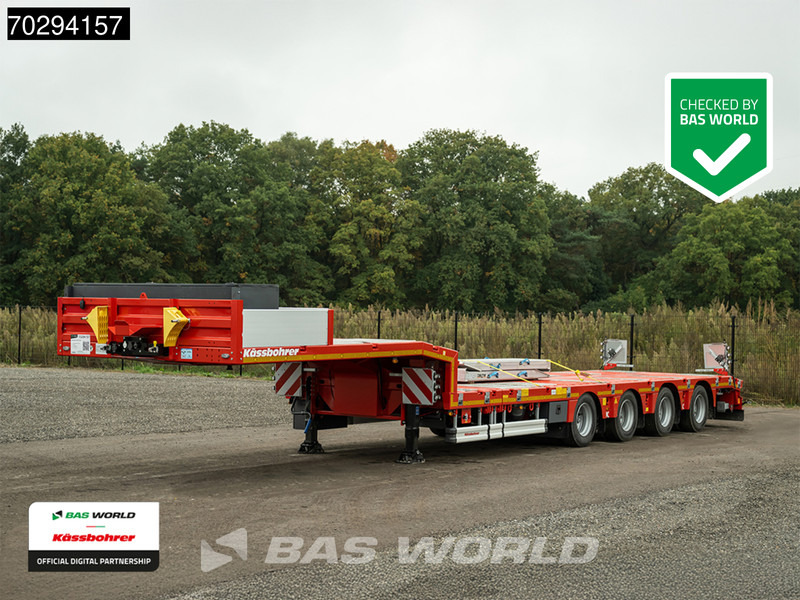 Kässbohrer LB4E 4 axles Extendable - 615cm 1x Lift + 2xSteering Axle - Επικαθήμενο με χαμηλό δάπεδο: φωτογραφία 1 Kässbohrer LB4E 4 axles Extendable - 615cm 1x Lift + 2xSteering Axle - Επικαθήμενο με χαμηλό δάπεδο: φωτογραφία 1