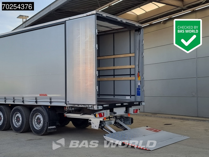 Kögel S24-1 3 axles NEW-UNUSED 2000kg Tailgate Liftachse Edscha LBW - Επικαθήμενο κουρτίνα: φωτογραφία 1 Kögel S24-1 3 axles NEW-UNUSED 2000kg Tailgate Liftachse Edscha LBW - Επικαθήμενο κουρτίνα: φωτογραφία 1